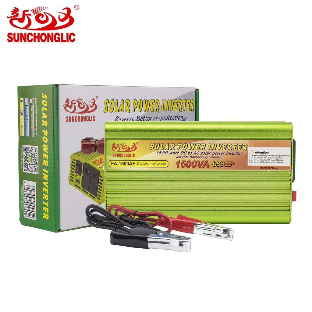 Power inverter de 12v to 220v 1500va