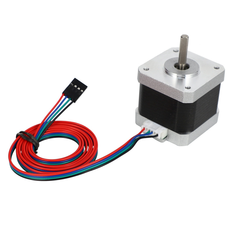 Moteur NEMA17 Pas à Pas 17HD40005 -22B 2 Phases 1.5A Pour Imprimante 3D (12-24V) + Connecteur 4 Fils