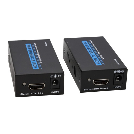 Extension HDMI 60M via câble LAN RJ45
