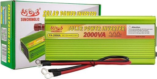Power inverter de 12v to 220v 2000va