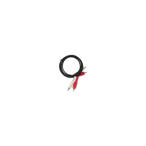 Cordon 2*2 RCA Mâle 1.2m