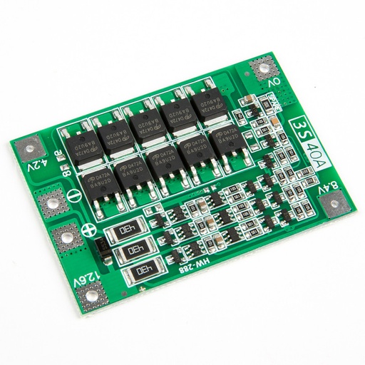 Carte de protection BMS 3S 40A 11.1V 12.6V Pour Batterie Lithium 18650 Avec Balance Et Protection De Surcharge